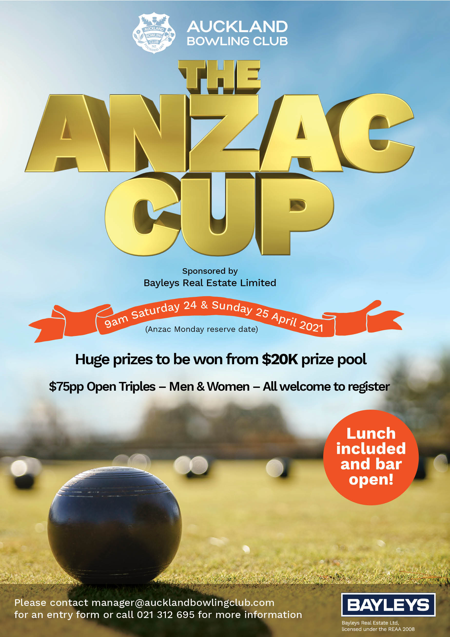 Club Events Auckland Bowls